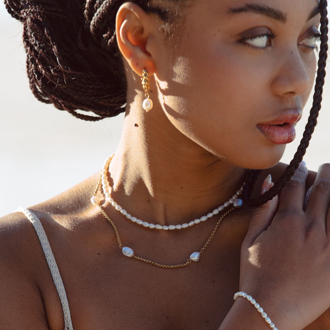 Amélie - Choker perles d'eau douce