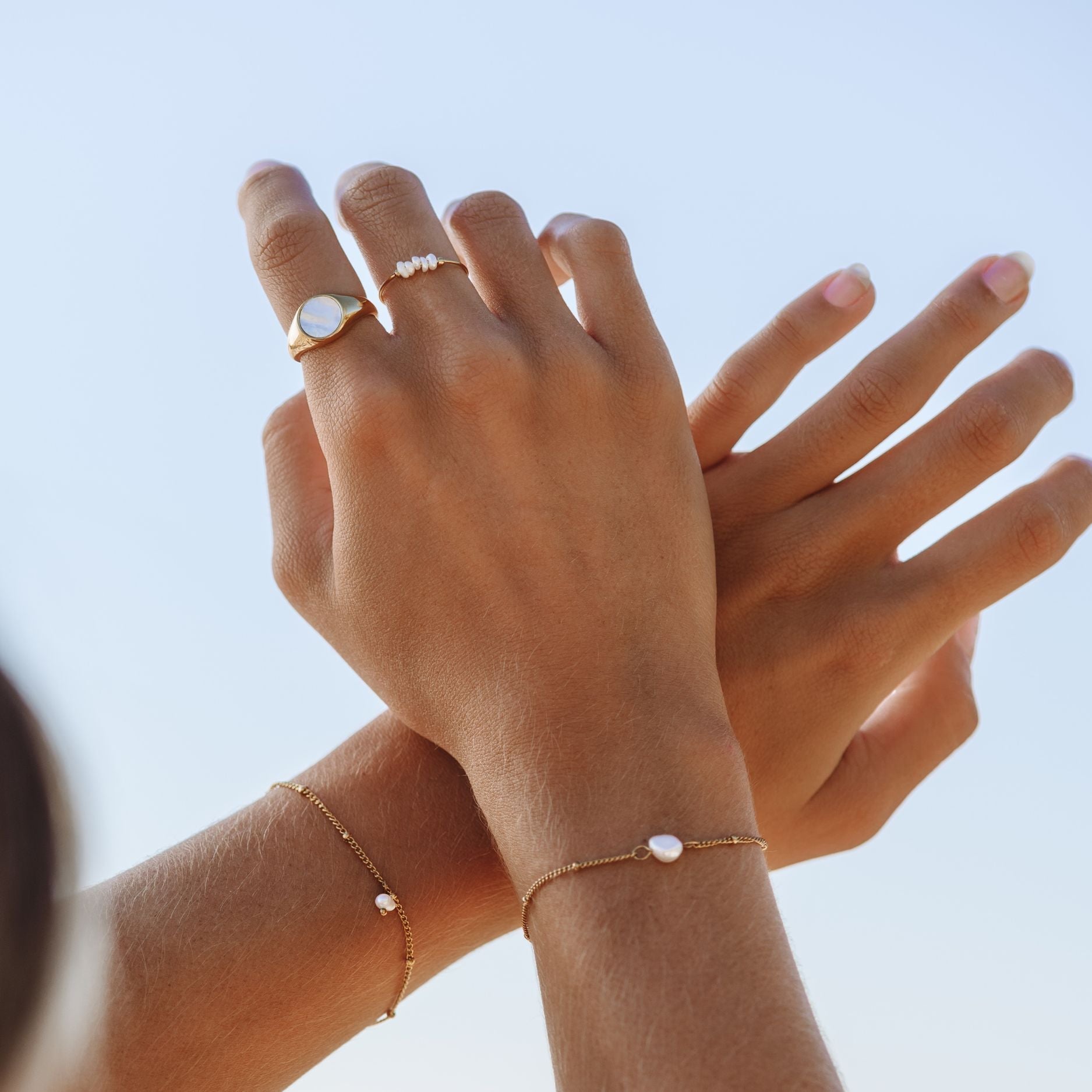 Isolde - Bague mini perles chic