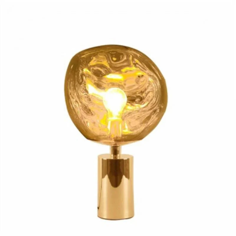 Meltique Lamp - Avant-Garde Table Lamp with Molten Design
