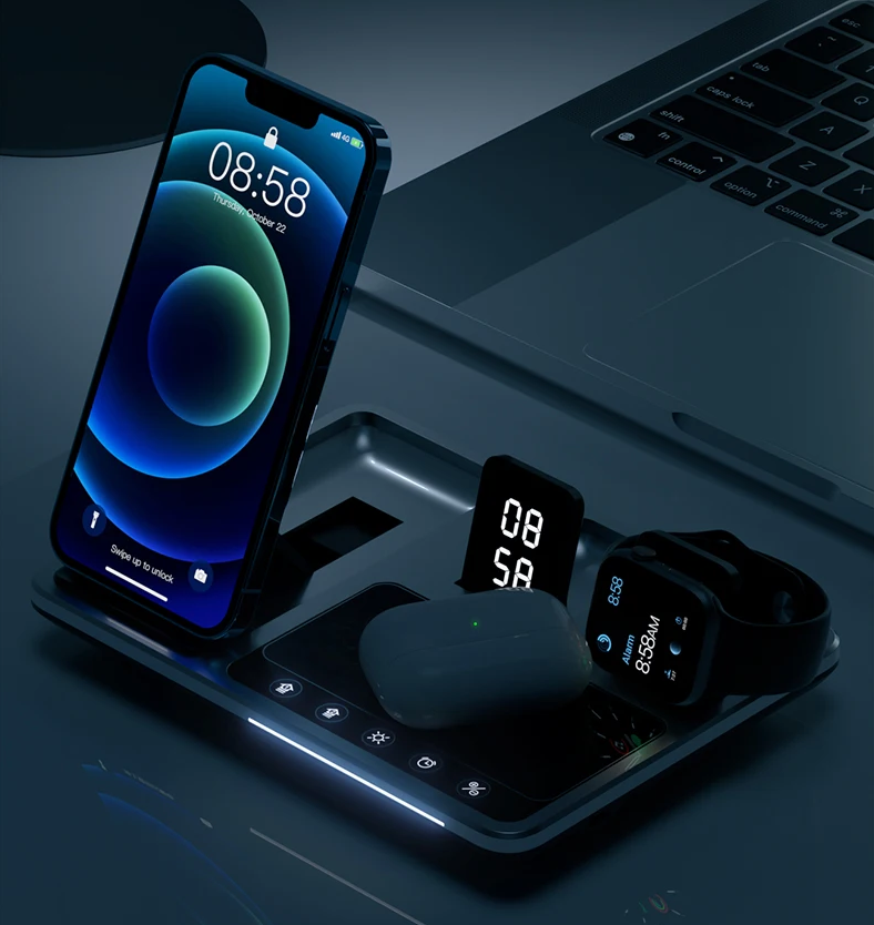 PowerPro Charger - Station de Charge 4-en-1 Sans Fil