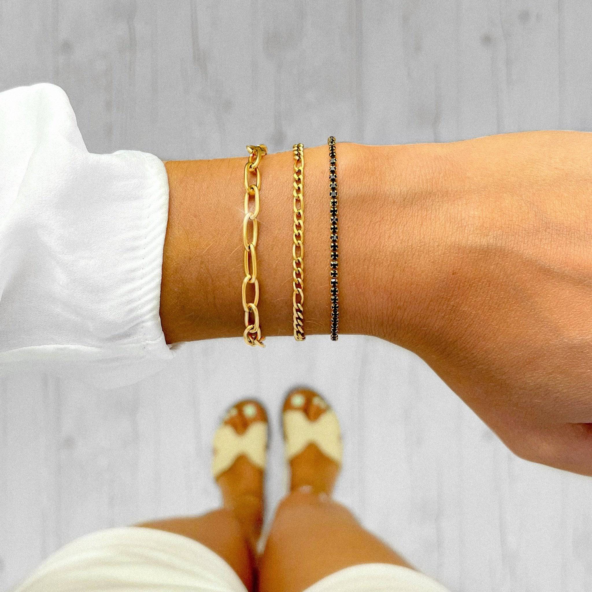 Lucia - Adjustable 925 Silver Chain Bracelet