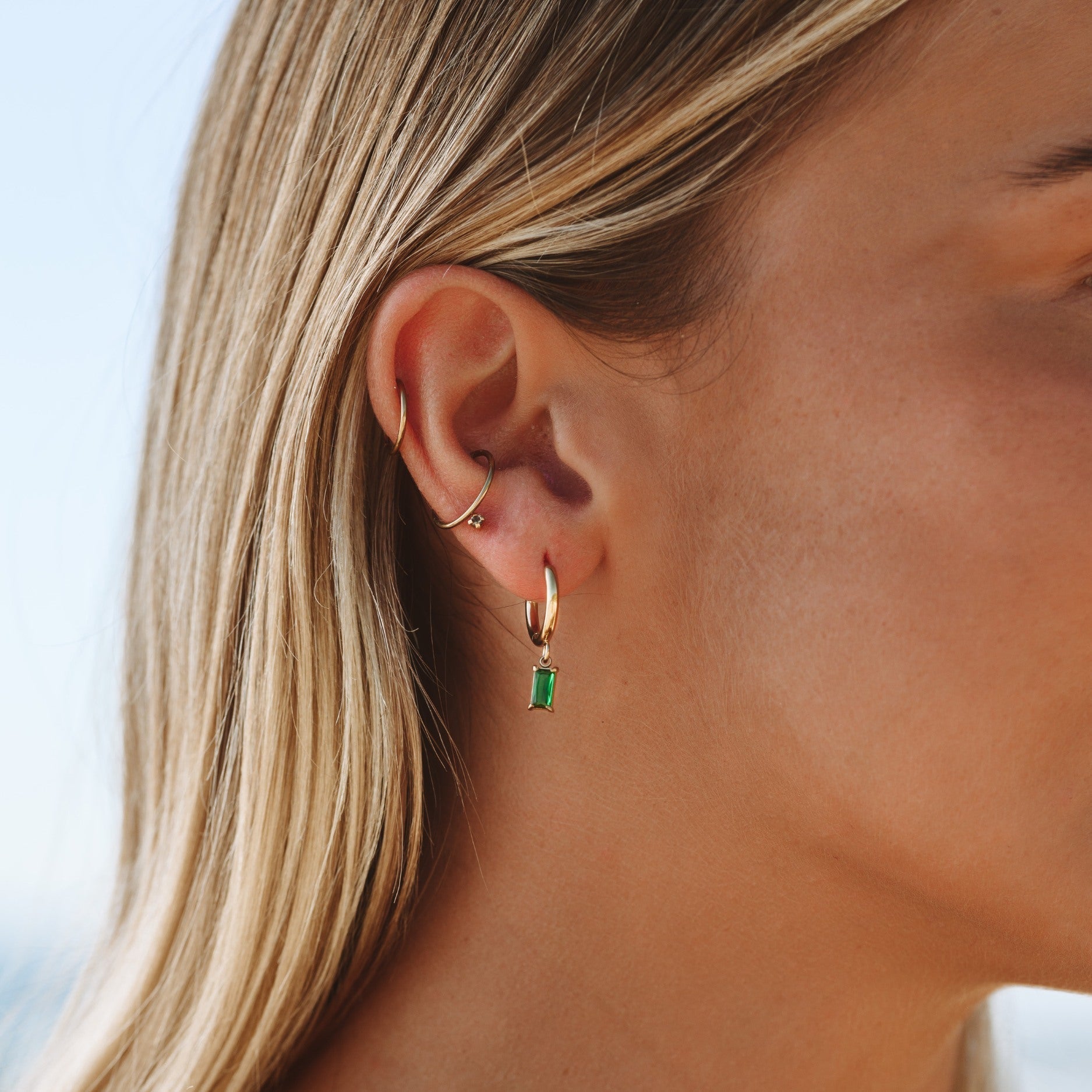 Liana - Boucles d'oreilles scintillantes de mer