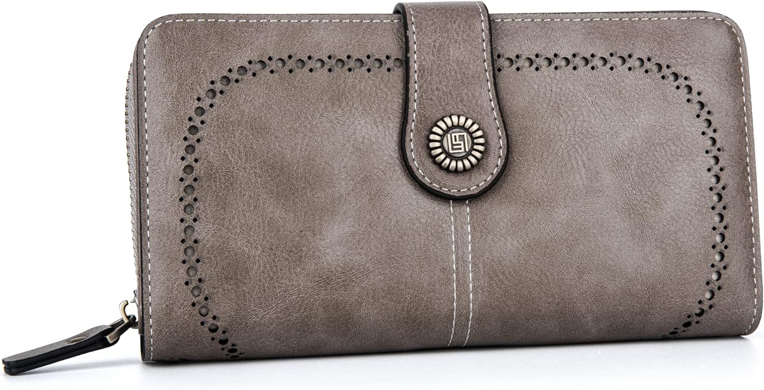 LeatherMax - Portefeuille Cuir avec Bracelet Poignet