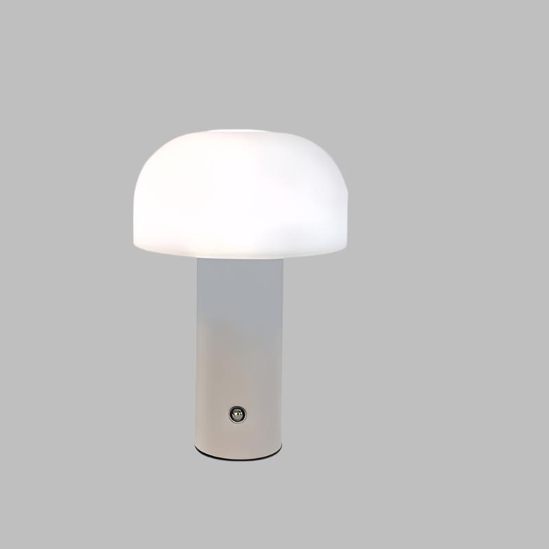 MushroomGlow Table Lamp - Elegant Cordless Light with Touch Control