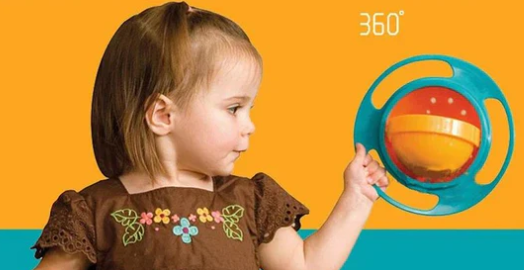 SpinMaster - Bol à collation anti-renversement pour enfant