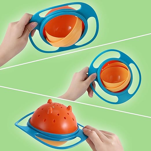 SpinMaster - Bol à collation anti-renversement pour enfant