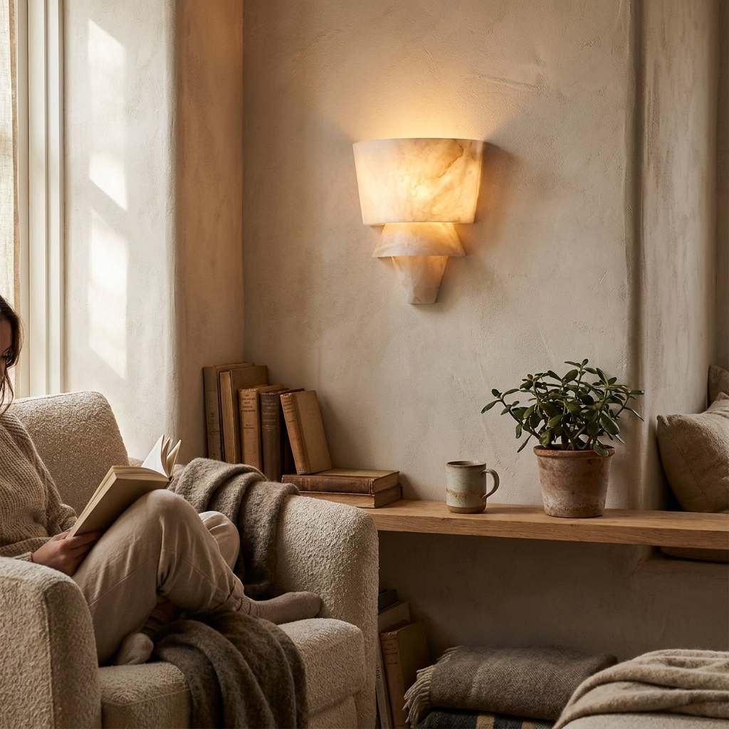 Eclairage moderne applique marbre lifestyle