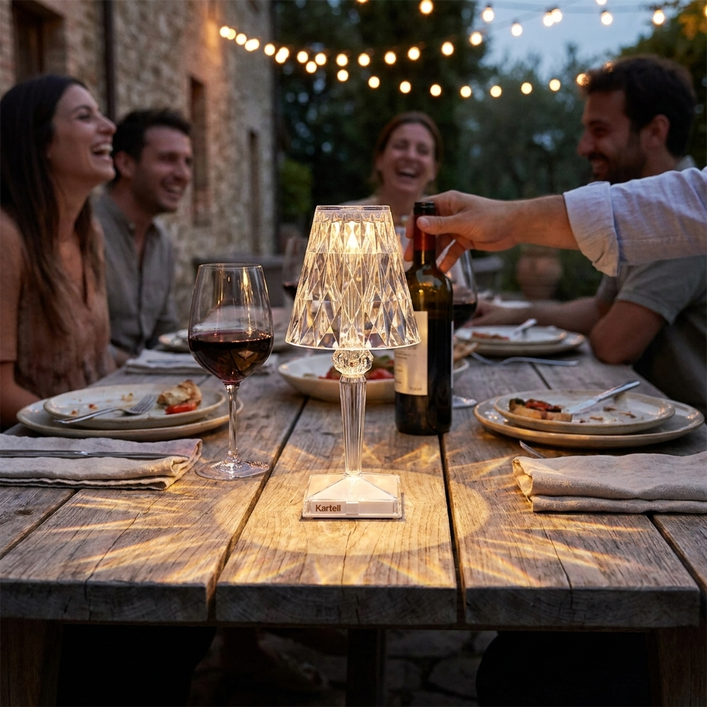 CristalEclat lampe de table cristal lifestyle