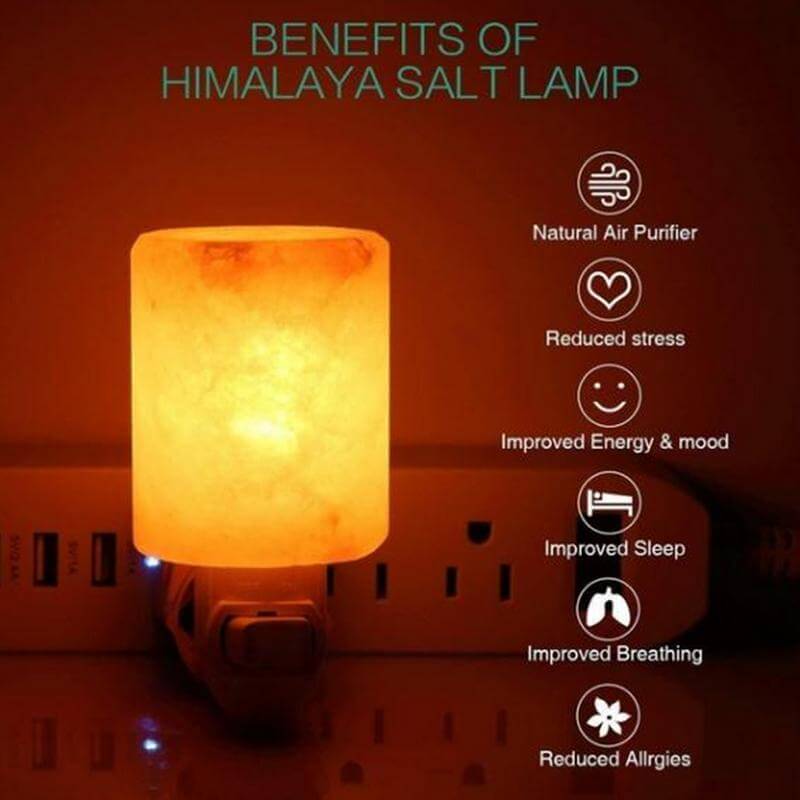 GlowSalt - Himalayan Salt Crystal Lamp for a Calming Ambience