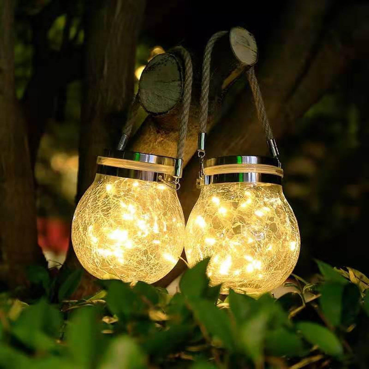 Kostrasol - Elegant Glass Outdoor Solar Lamp
