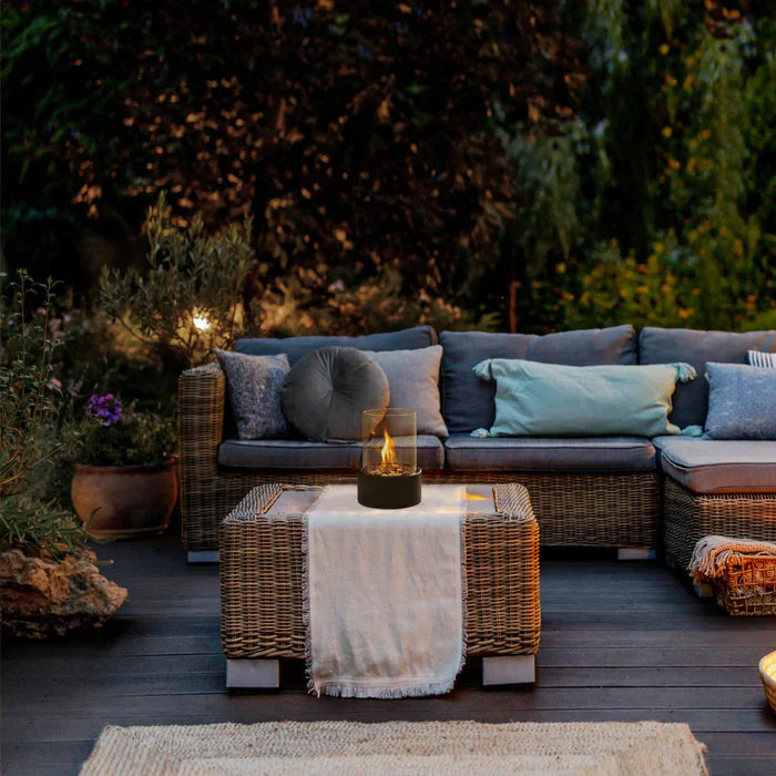 GlowLuxe - Lanterne de Table Feu Portable Élégante