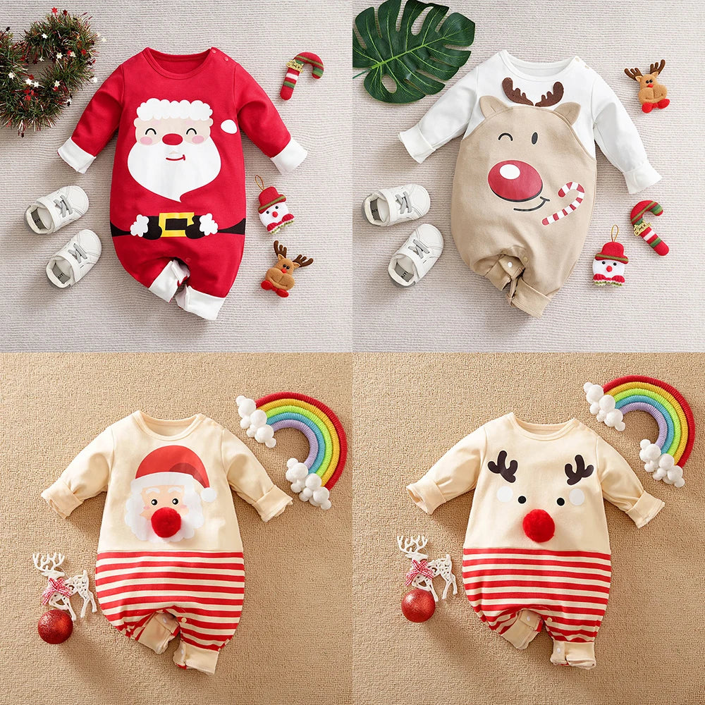 MiniFashion Costume de Noël - Adorable Tenue Festive pour Bébé