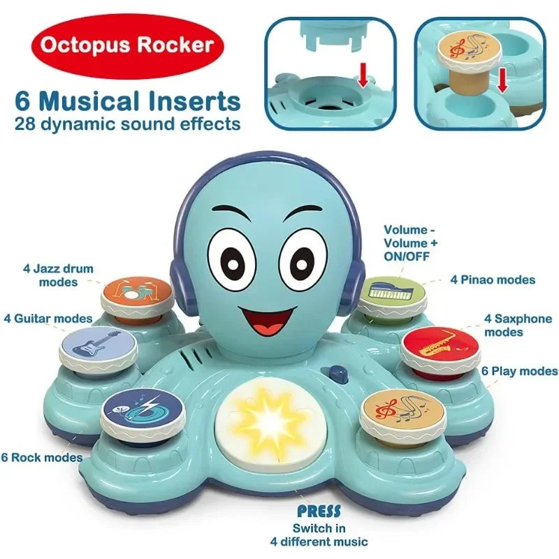 OctoJam - Musical Octopus Toy for Kids