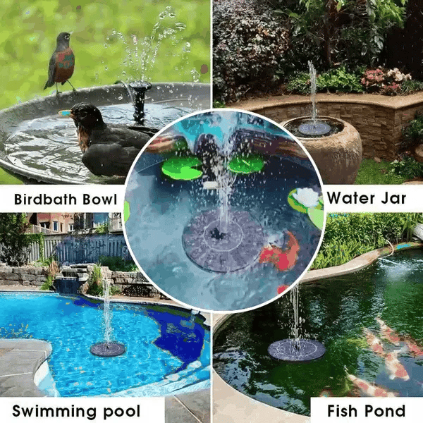 TranquilFlow - Fontaine de Jardin Solaire Apaisante