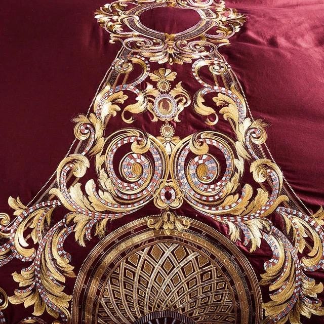 Golden Fier - Housse de couette de luxe en coton égyptien