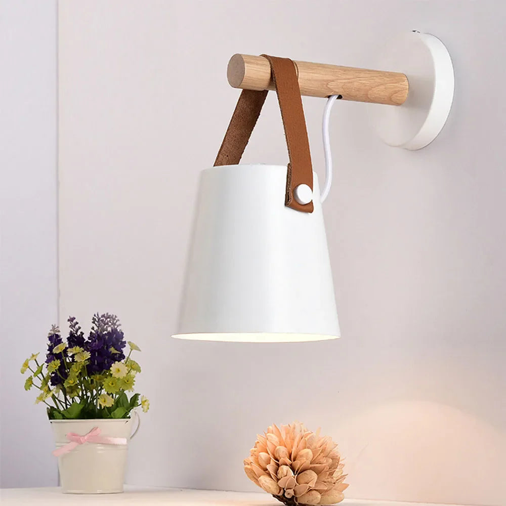 Nordic Light - Suspension scandinave en bois et metal