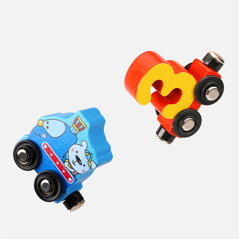 NoviRail - Magnetic Number Train Wooden Educational Toy