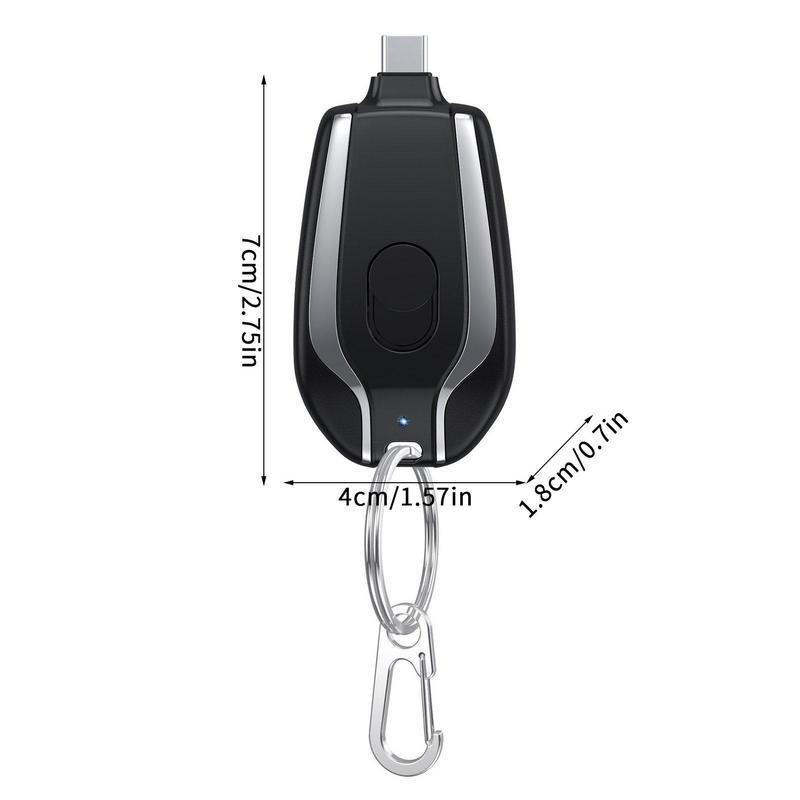 Chargebuddy Pro - Portable Keychain Power Bank 1500mAh