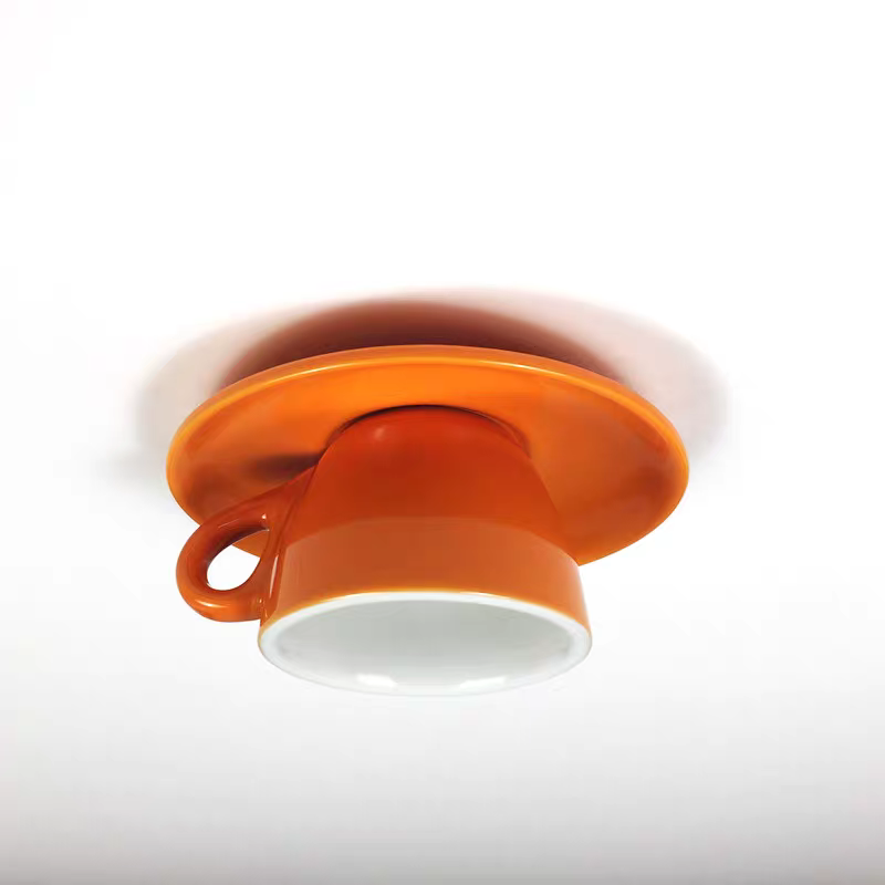 VibrantGlow - Colorful Ceramic Chandelier in Morandi Design