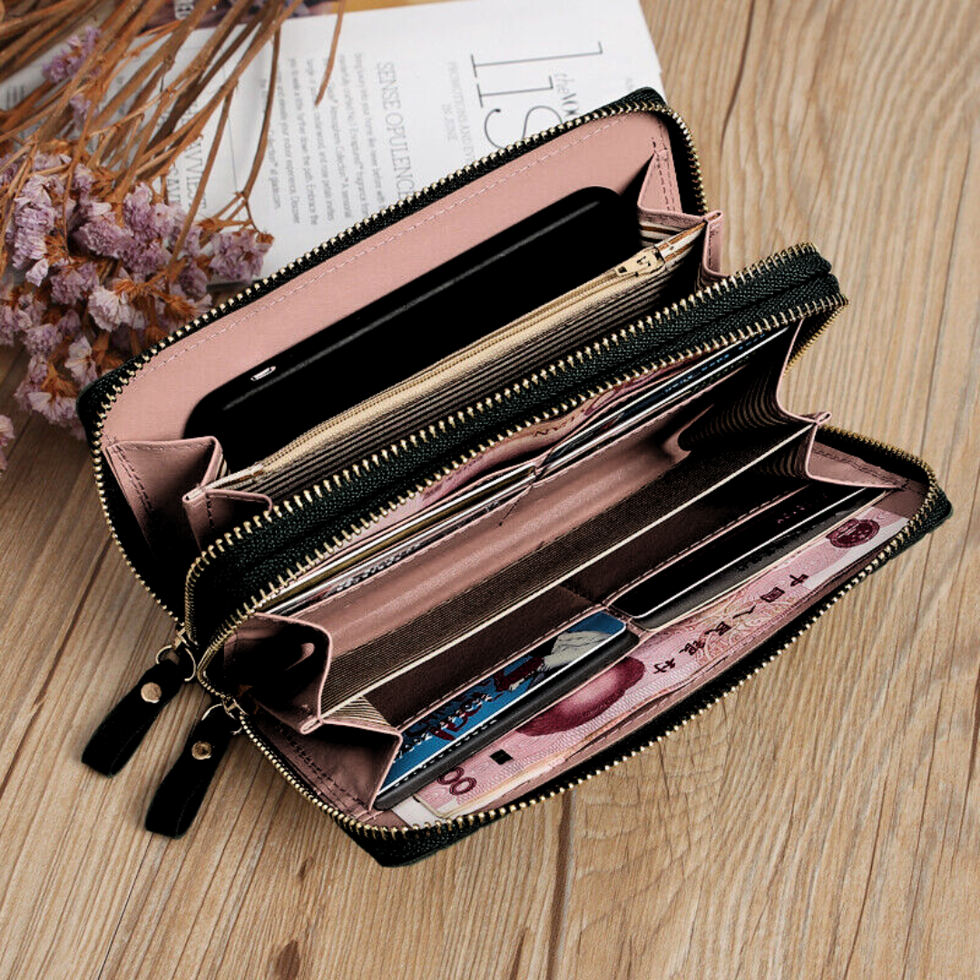 SleekWallet - Portefeuille Matelassé Élégant