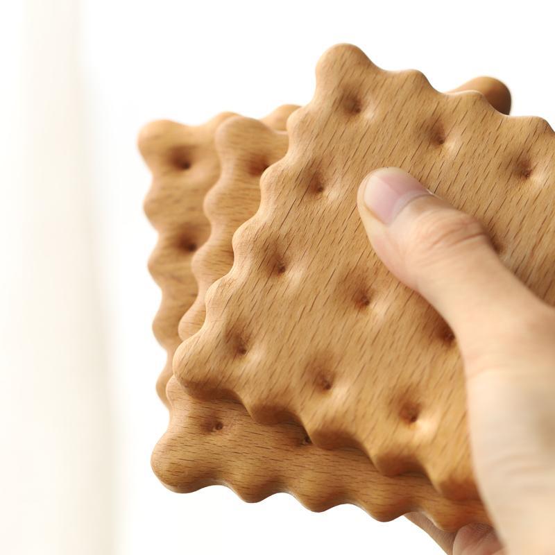 CookieCoasters - Cookie-Shaped Wood Coasters