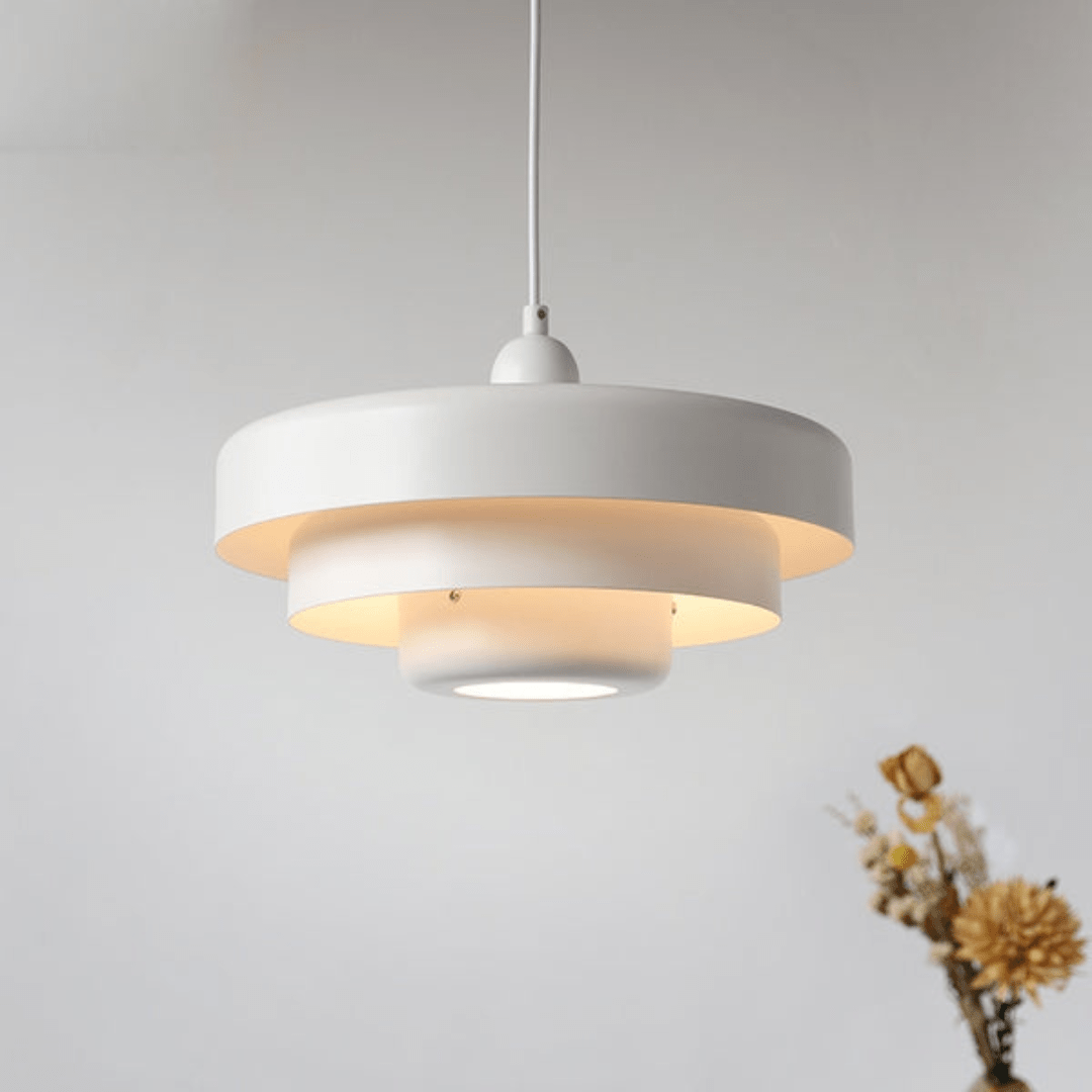 VintageAura Bauhaus LED Pendant Light - Timeless Vintage Fixture for the Living Room