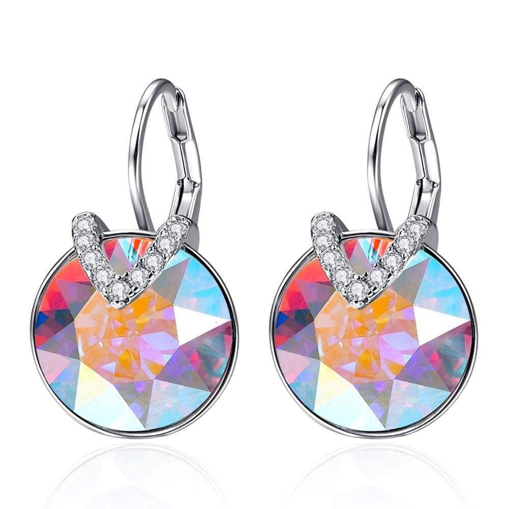 Aveline Sparkle - Boucles d'oreilles élégantes en cristal