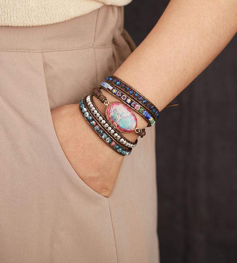 FloraWrap - Bracelet wrap floral