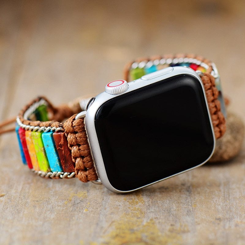 ChakraWrap - Bracelet Apple Watch en pierres de chakra