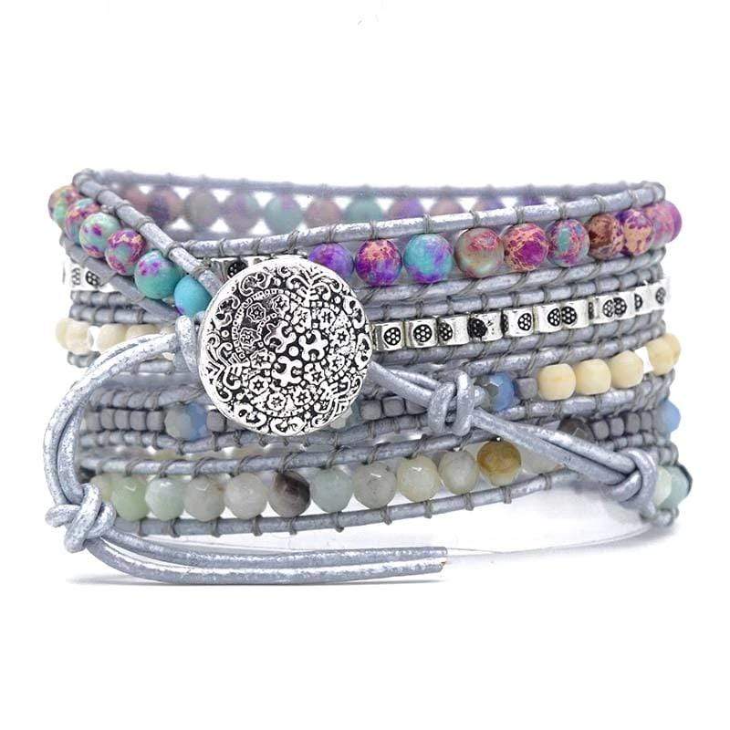 AmaraWrap - Bracelet wrap en turquoise