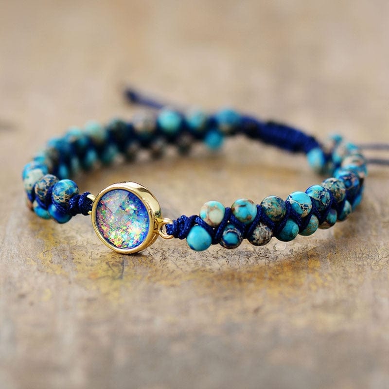 Thalassa Bracelet Opale Jaspe – Collection Ocean Boho