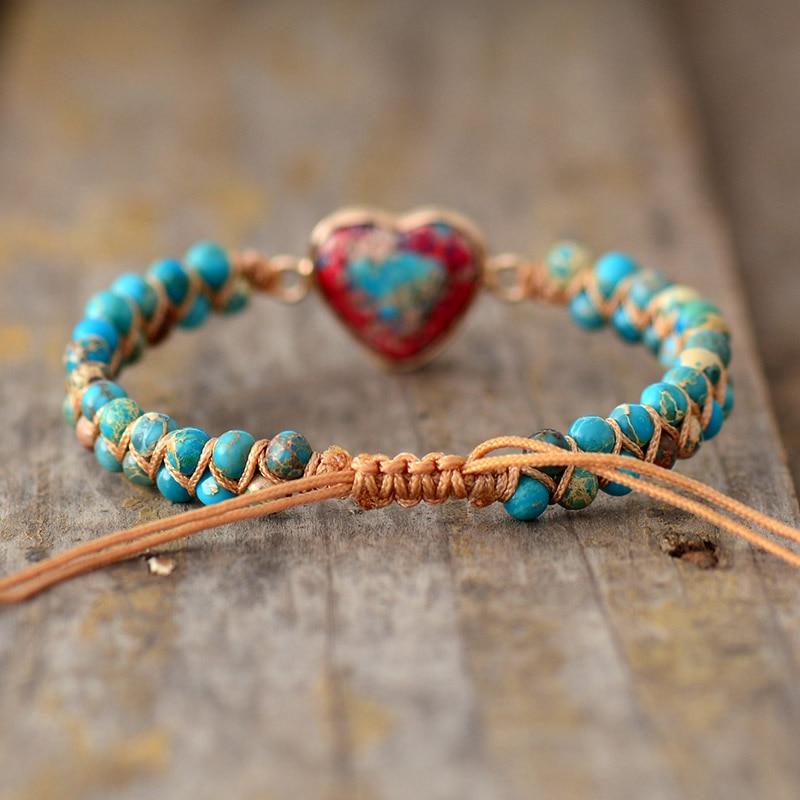 Amalina - Bracelet d'amitié cœur