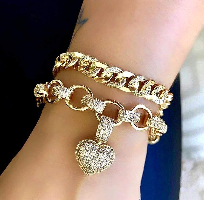 Elisette - Parure de bijoux en zircone pour femme