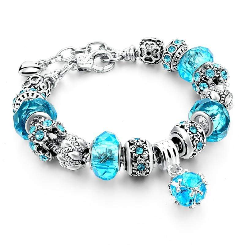 Ocean Charm - Bracelet à breloques marines argentées