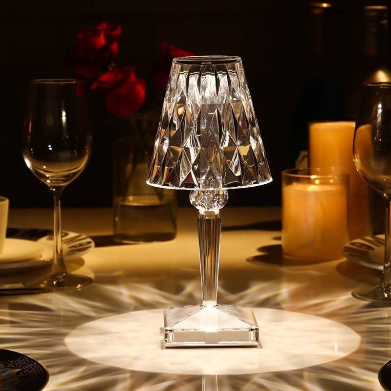LuxeGlow - Lampe Cristal Élégante pour Salon