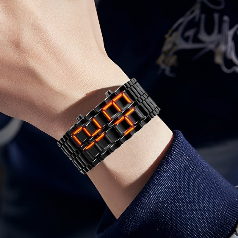 Lava Watch - Montre LED Tendance au Design Unique