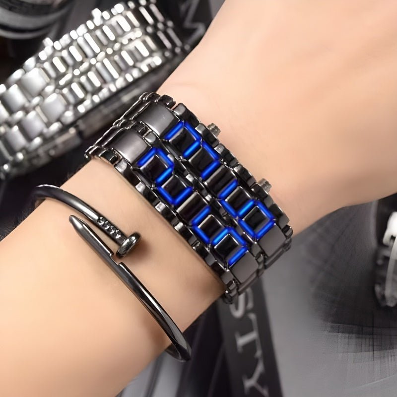 Lava Watch - Montre LED Tendance au Design Unique