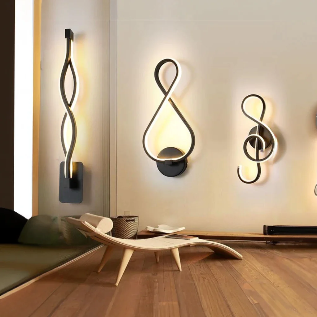 ÉclatHarmonieux - Elegant Wall Sconce for a Calming Ambiance
