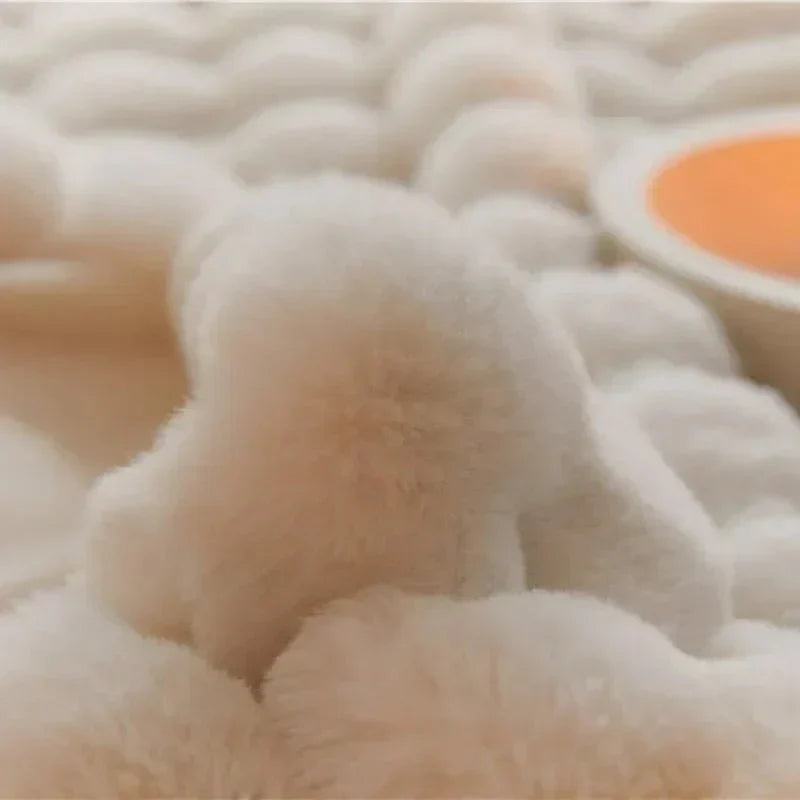 LuxeFluffy - Cozy Faux Fur Winter Throw Blanket