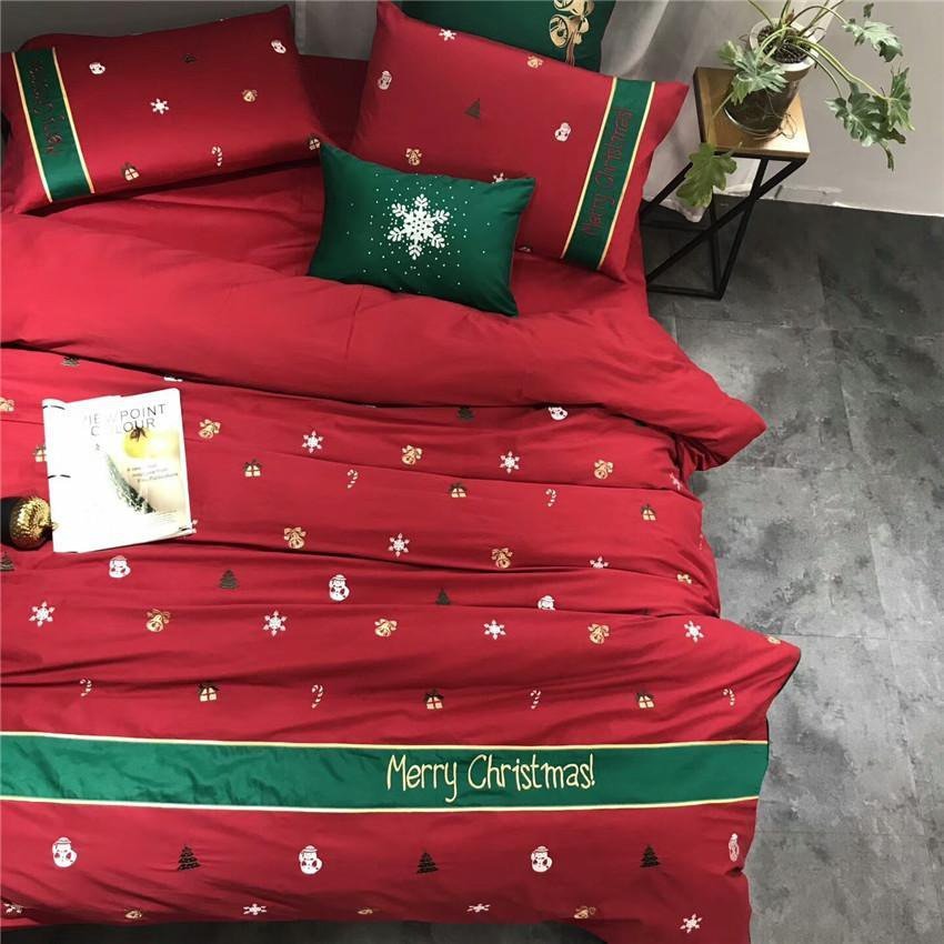 Yuletide Magic - Egyptian Cotton Christmas Duvet Cover Set