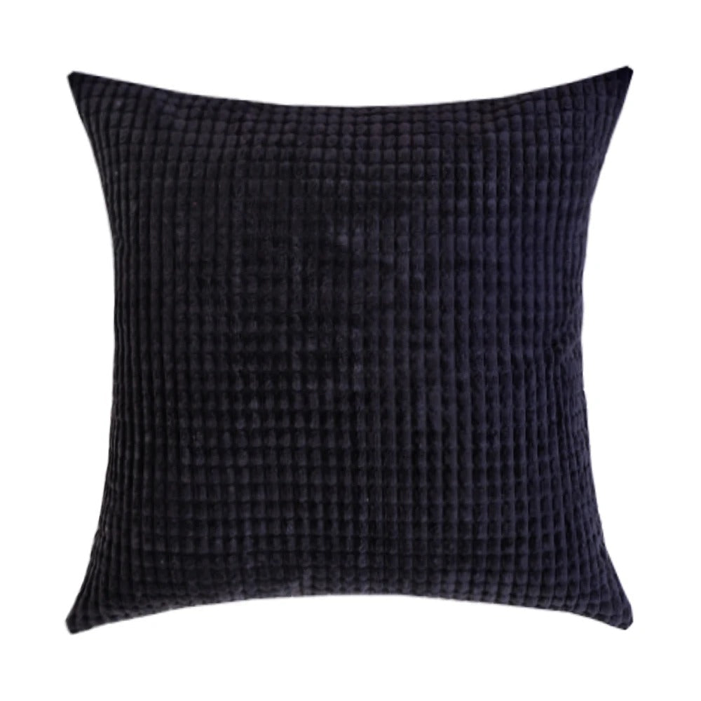 Pluchehome - Corduroy Cushion Cover with Corn Kernel Pattern