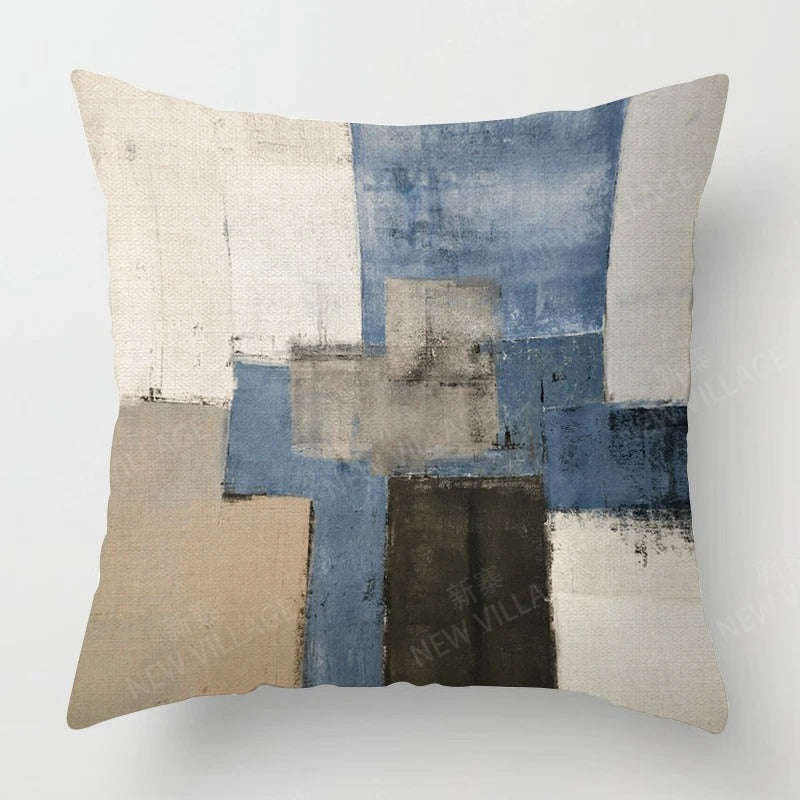 Tricolor Cushion Cover - Linen for a Modern Interior