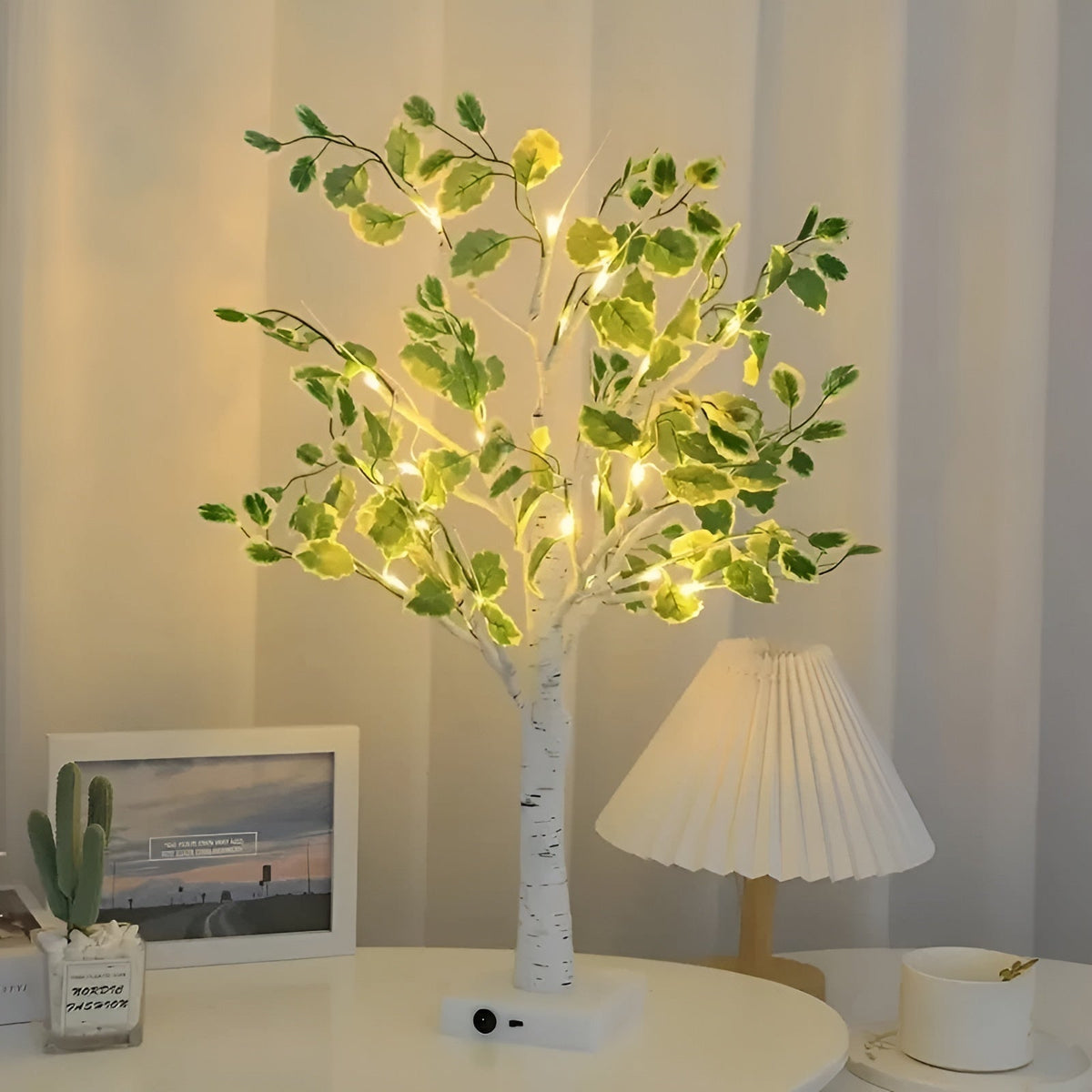 Yorwood - Warm White LED Tree Table Lamp