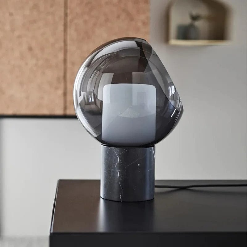 Dome Glass Lamp - Modern Glass Dome Table Lamp