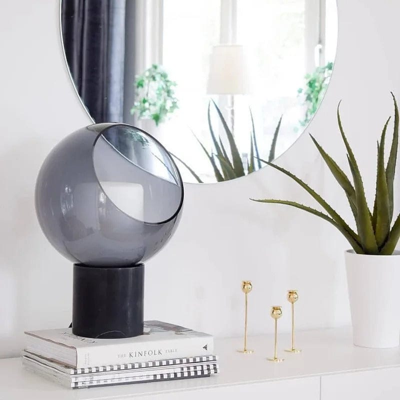 Dome Glass Lamp - Modern Glass Dome Table Lamp
