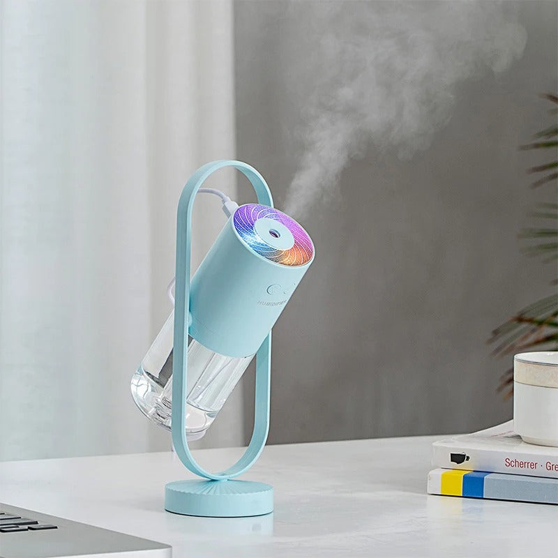 YoruGlow 360° LED Night Light - Rechargeable USB Rotating Lamp for Bedroom and Office