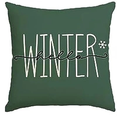 Festive Christmas - Christmas Tree Cushion Cover for Winter Ambience