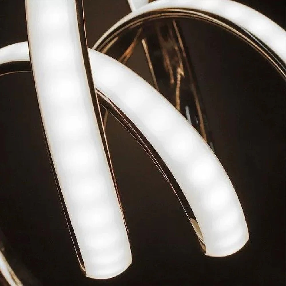 Luminare - LED Table Lamp with Curved Design and USB Port