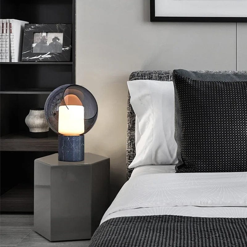 Dome Glass Lamp - Modern Glass Dome Table Lamp