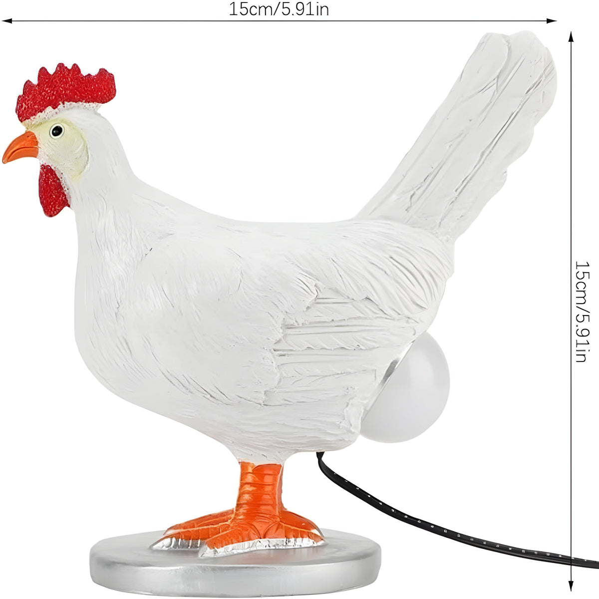 Gallihatch - Chicken-Shaped Warm LED Table Lamp